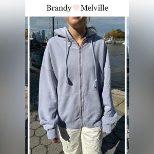brandy melville zip up